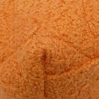 Chanel Shoulder Bag Wool Tweed Orange Mat