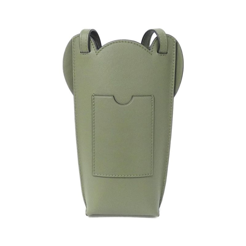 Loewe Elephant Pocket Shoulder Bag Avocado Green
