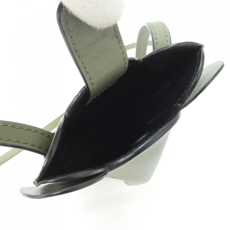 Loewe Elephant Pocket Shoulder Bag Avocado Green