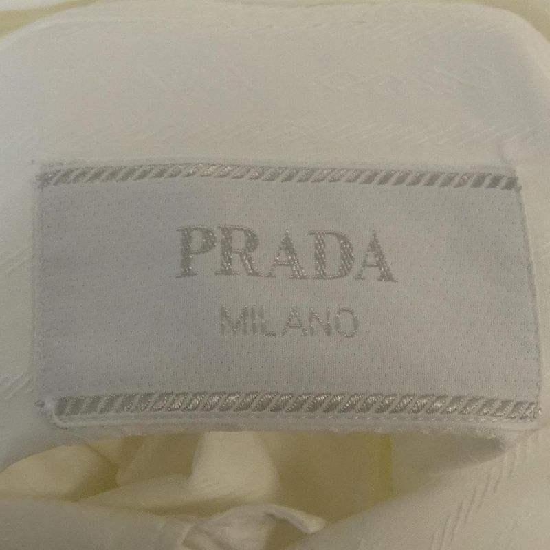 Prada Triangle Logo S/S Shirt White Translucency
