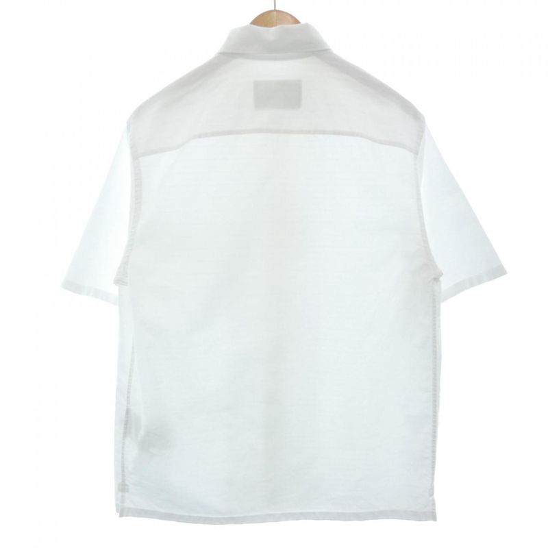 Prada Triangle Logo S/S Shirt White Translucency