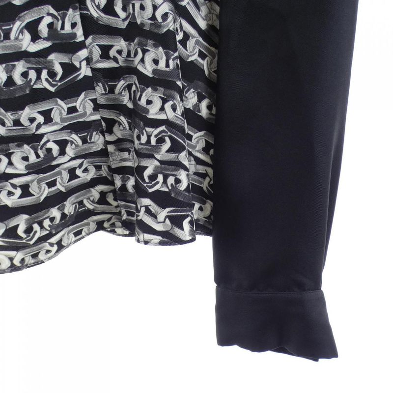 Loewe Shirt Silk Black Beige
