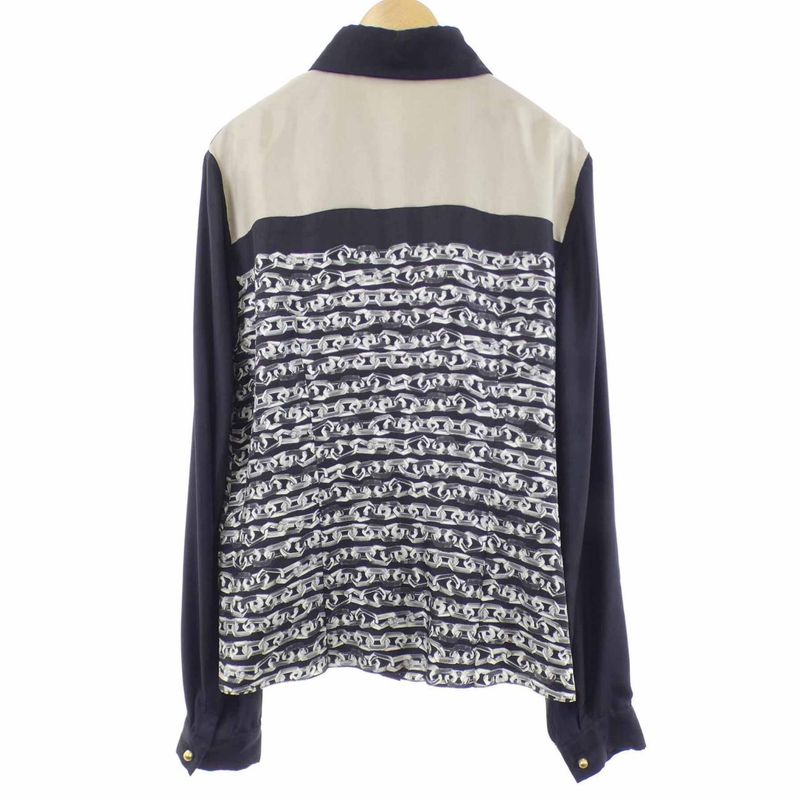 Loewe Shirt Silk Black Beige