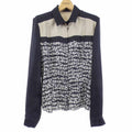 Loewe Shirt Silk Black Beige