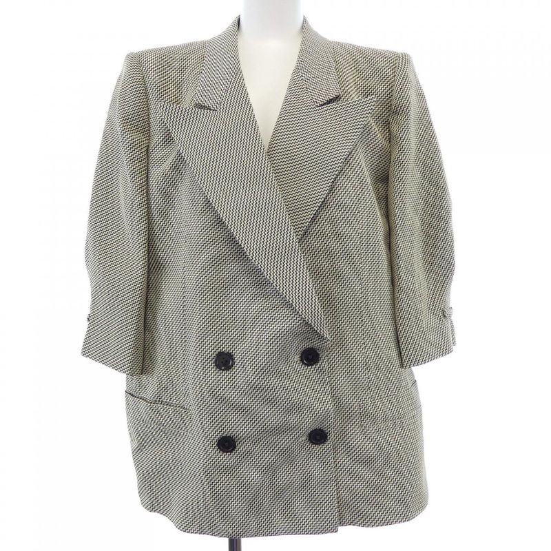 Louis Vuitton Jacket Black 44 Gray