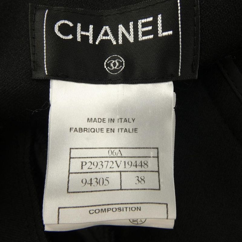 Chanel Vintage Pants Black 38