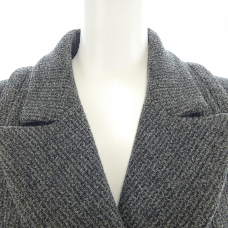 Chanel Vintage Coat Cashmere Gray