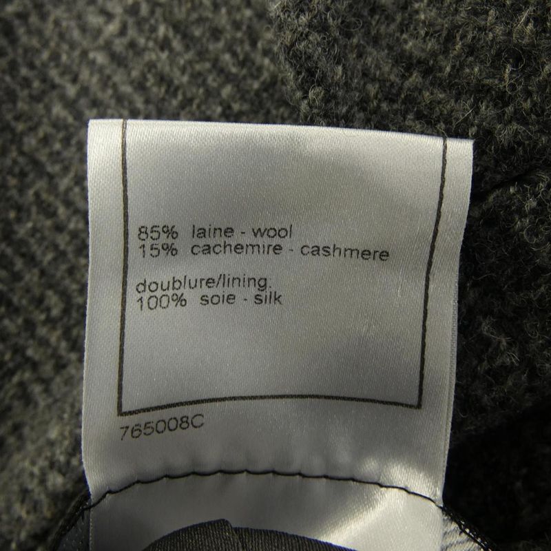 Chanel Vintage Coat Cashmere Gray
