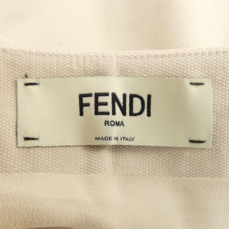 Fendi Awzw Skirt Beige 36