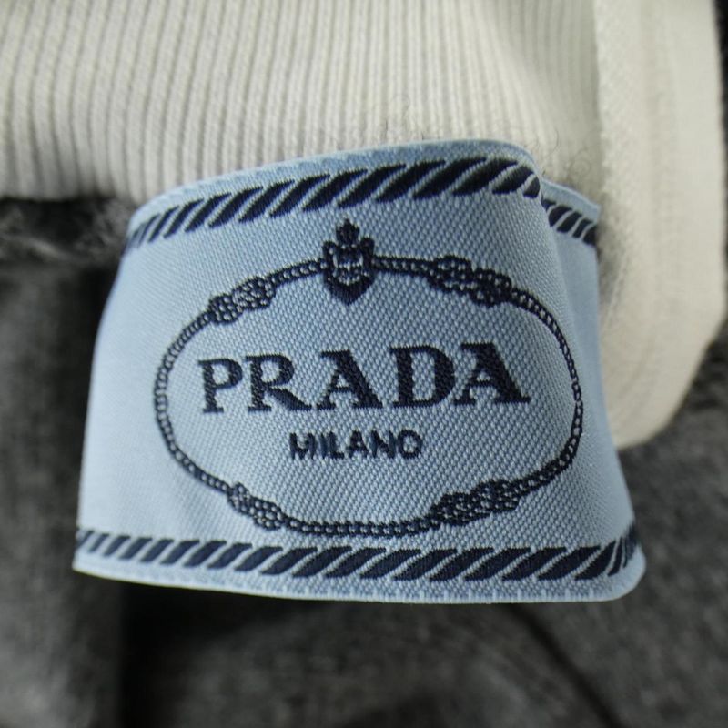 Prada Knit Top Cashmere Gray