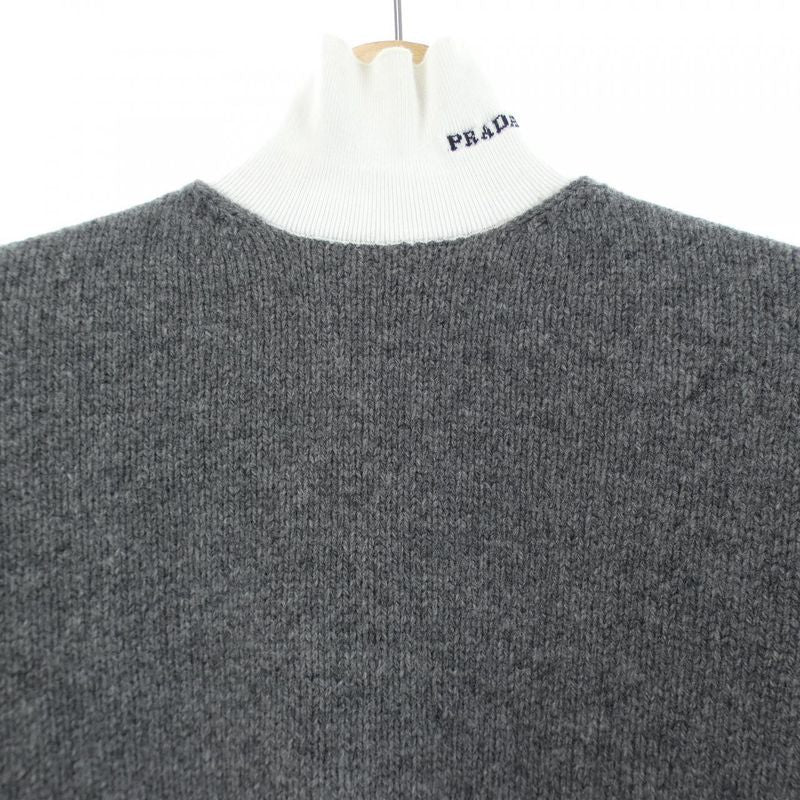 Prada Knit Top Cashmere Gray