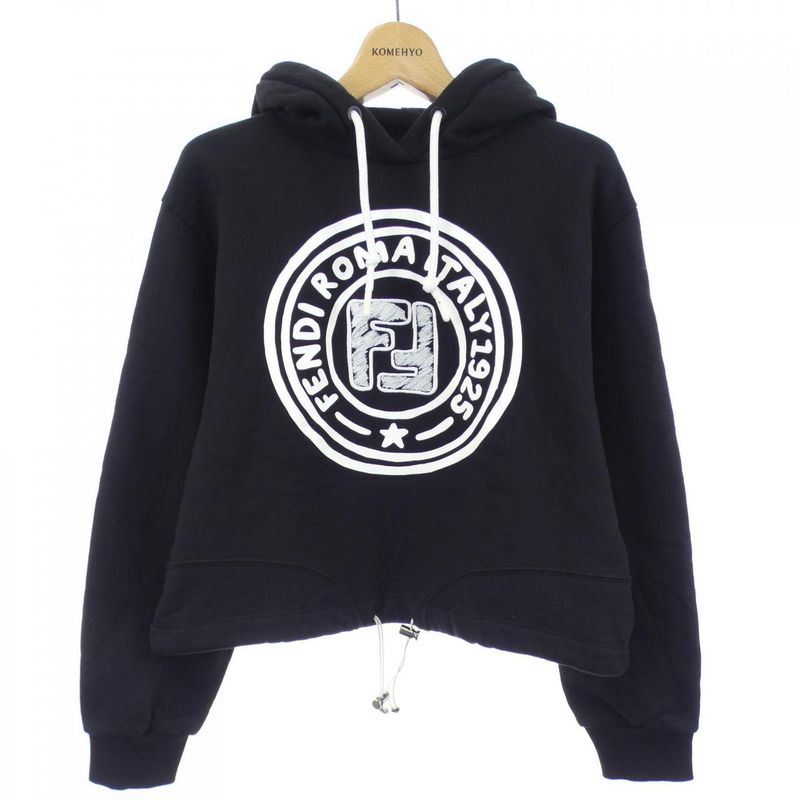 Fendi Hoodie Black XS