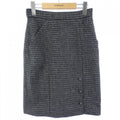 Chanel Skirt Gray 36 Check