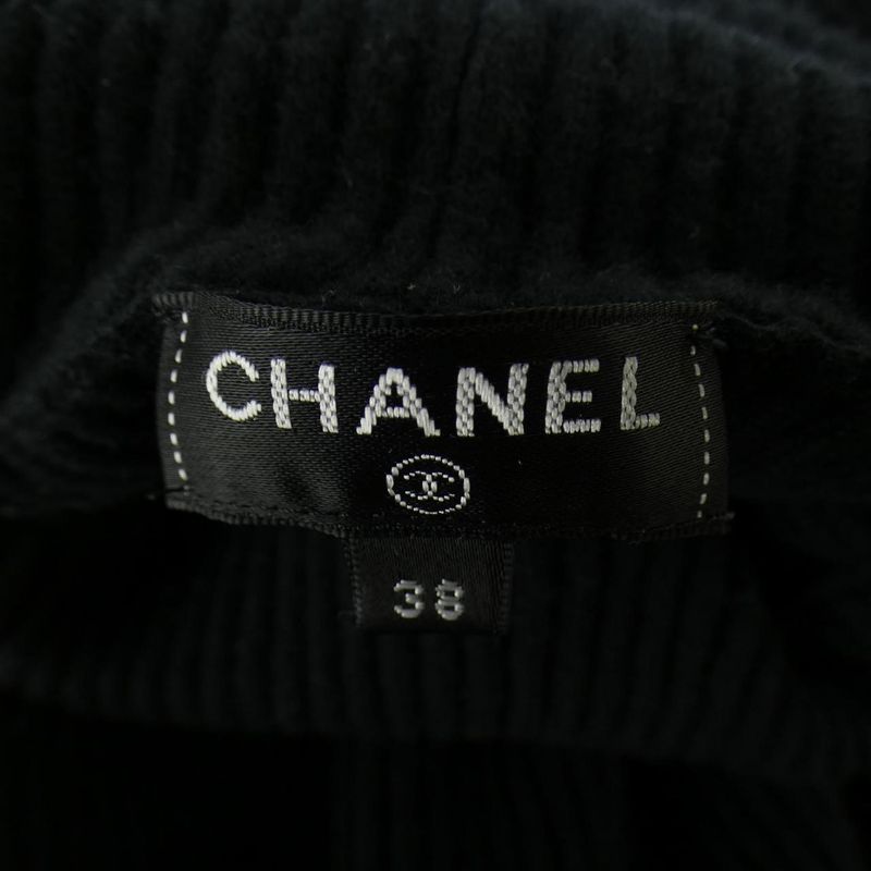 Chanel Knit Top Black 38