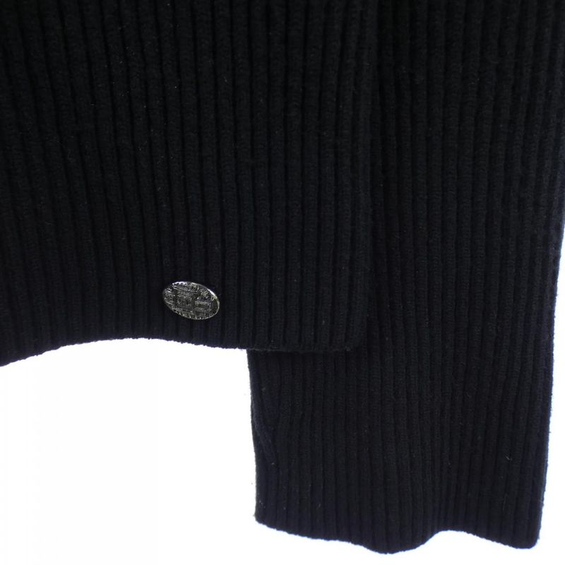 Chanel Knit Top Black 38