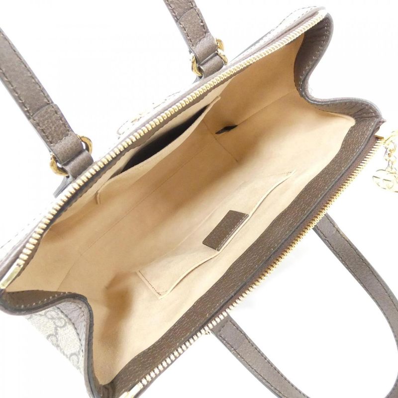 Gucci Ophidia Bag Leather Canvas