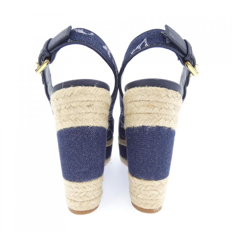 Louis Vuitton Sandals Navy 36
