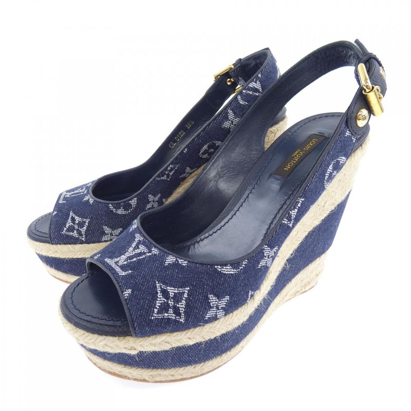 Louis Vuitton Sandals Navy 36