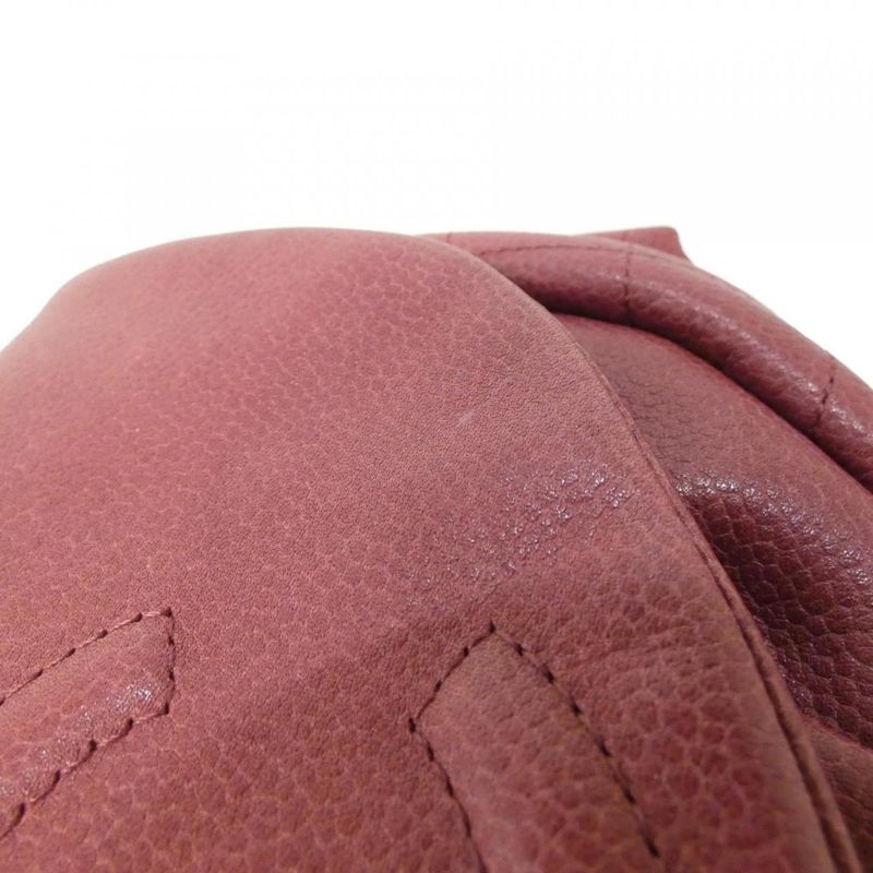 Chanel Shoulder Bag Caviar Grained Bordeaux