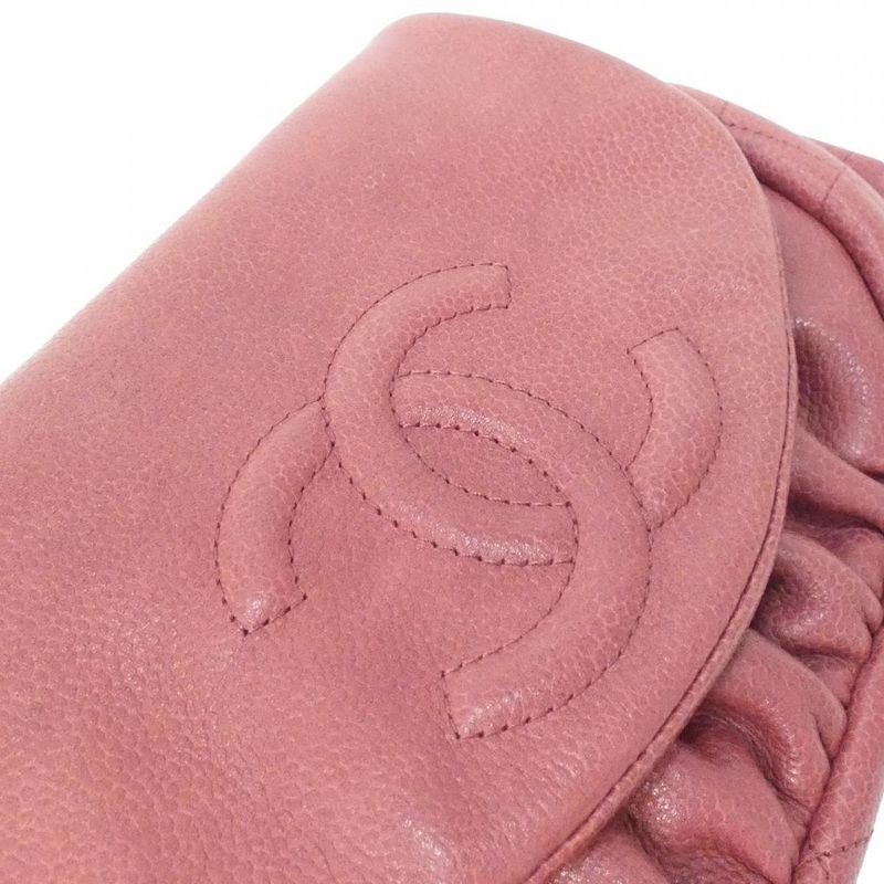 Chanel Shoulder Bag Caviar Grained Bordeaux