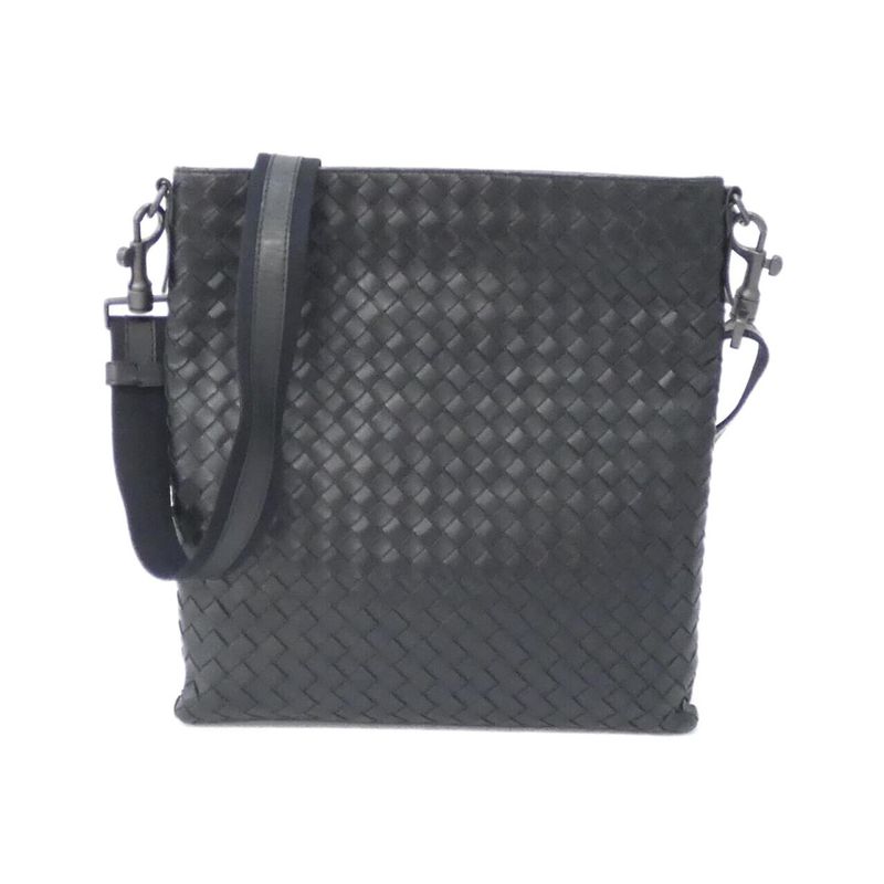 Bottega Veneta Shoulder Bag Black Aged Metal