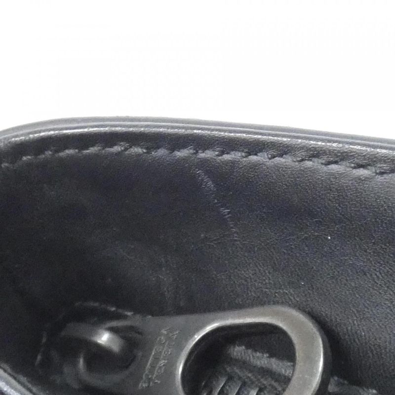 Bottega Veneta Shoulder Bag Black Aged Metal