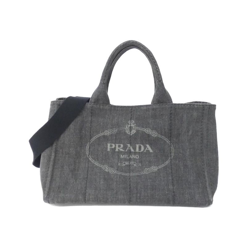 Prada Bag Denim Gold Nero