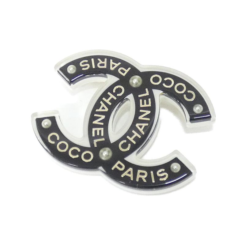 Chanel Brooch Black