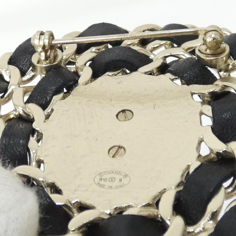 Chanel Brooch Black