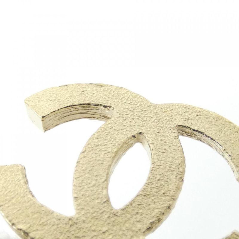Chanel Necklace Gold Crystal