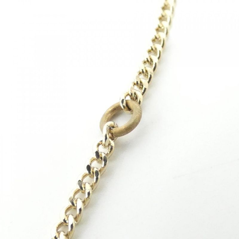 Chanel Necklace Gold Crystal