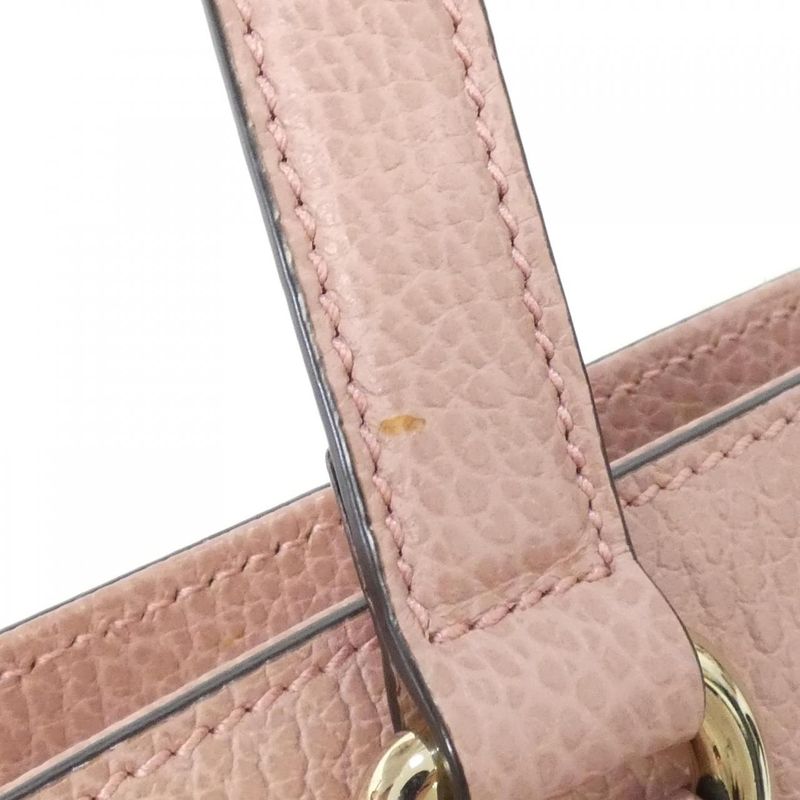 Gucci Bag Leather Pink Soft