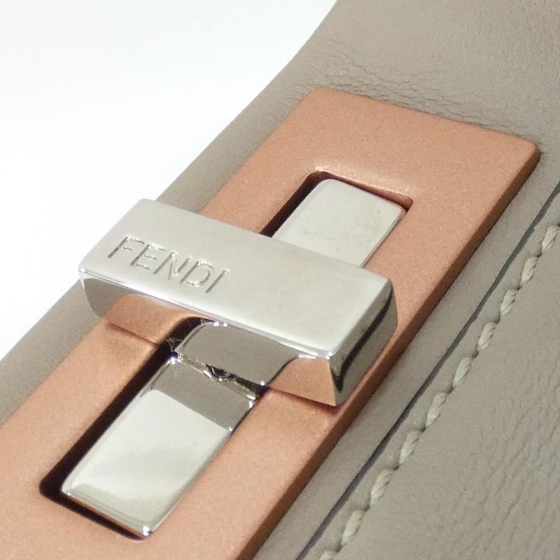 Fendi Peekaboo Bag Leather Pink Tortora