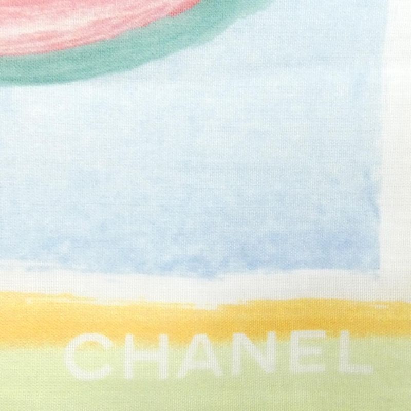 Chanel Scarf Cotton Green
