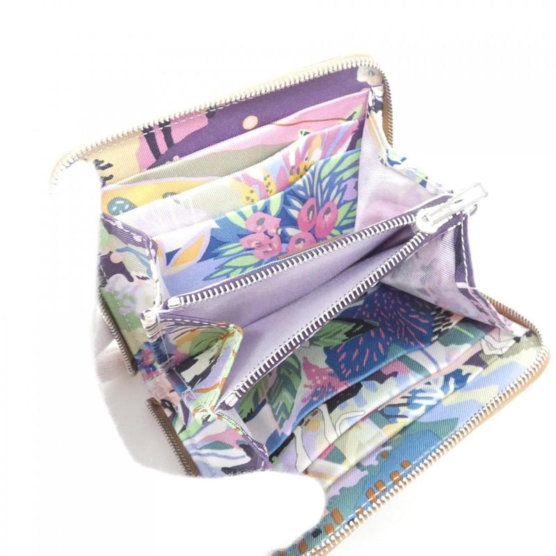 Hermes en Liberte Silk in Compact Wallet