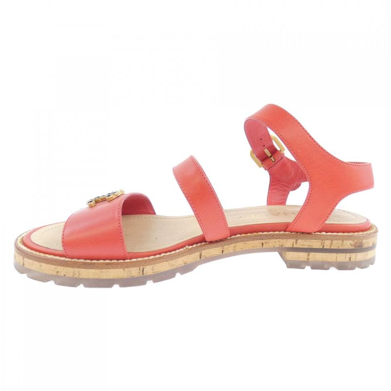 Chanel Sandals Red 36
