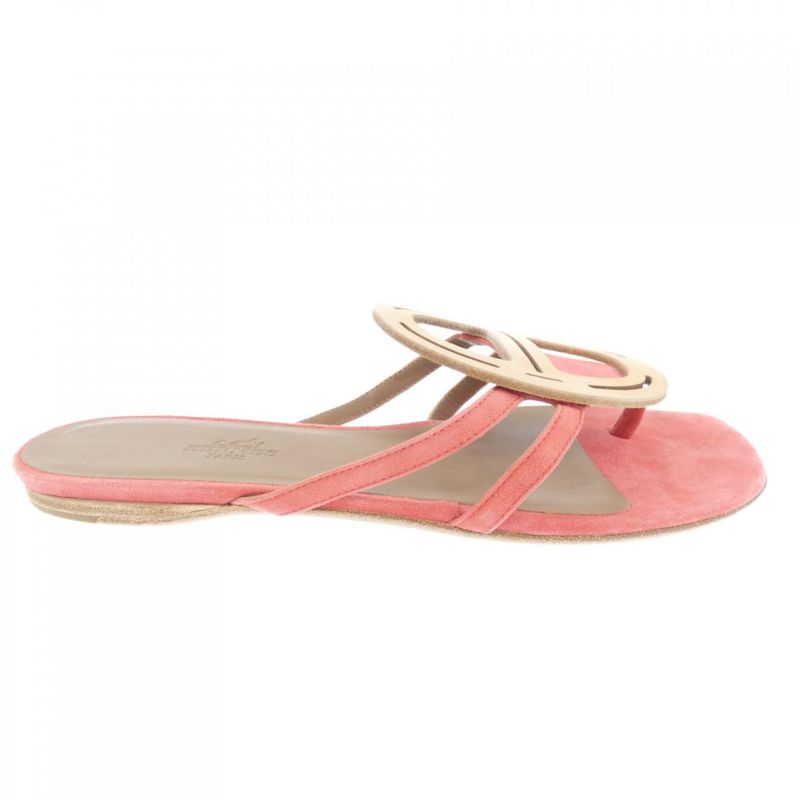 Hermes Sandals Pink 37