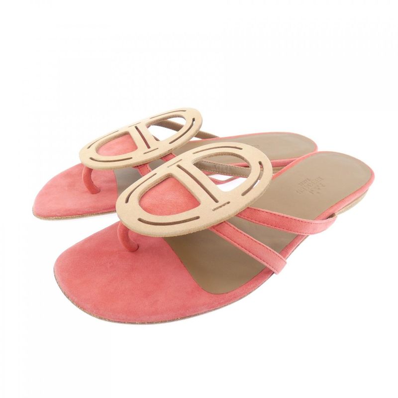 Hermes Sandals Pink 37
