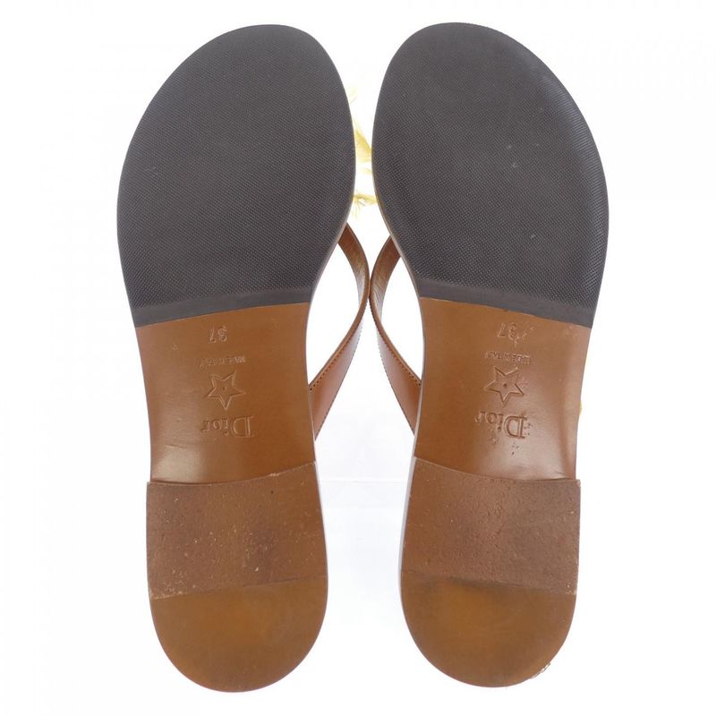 Dior Sandals Yellow 37