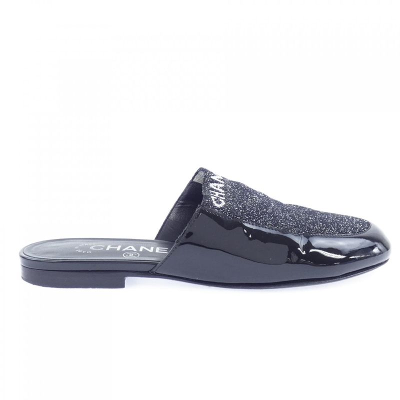 Chanel Mules Sandals Calfskin Patent