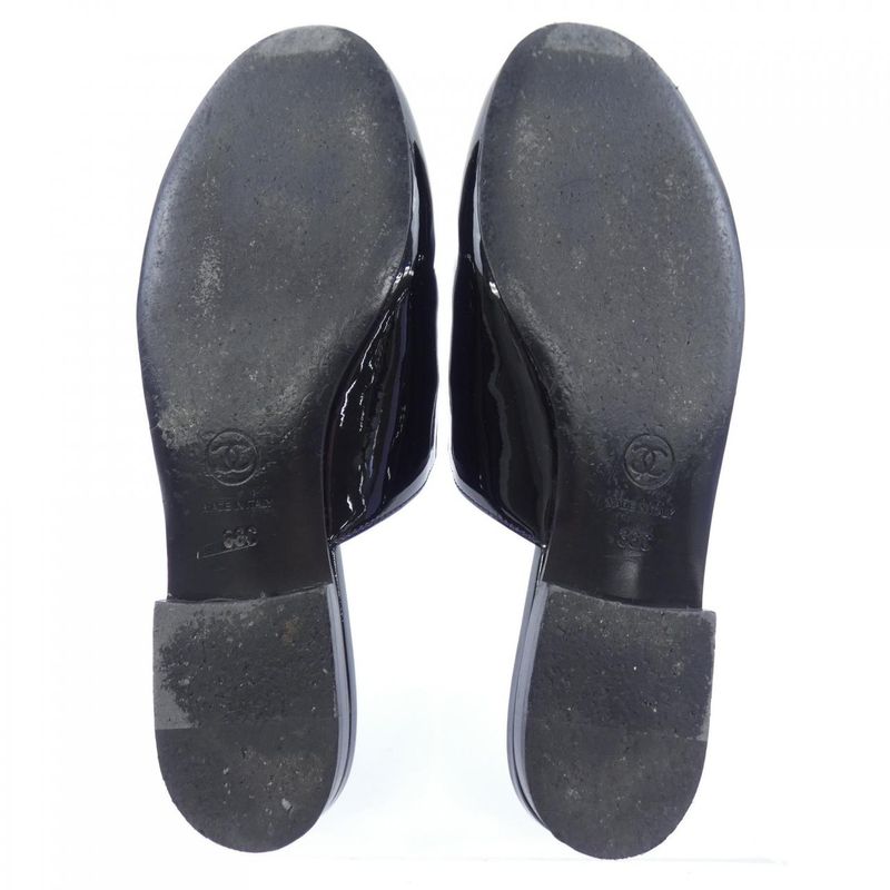 Chanel Mules Sandals Calfskin Patent