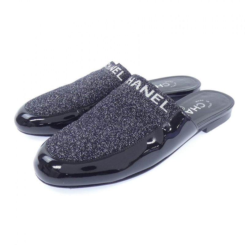 Chanel Mules Sandals Calfskin Patent