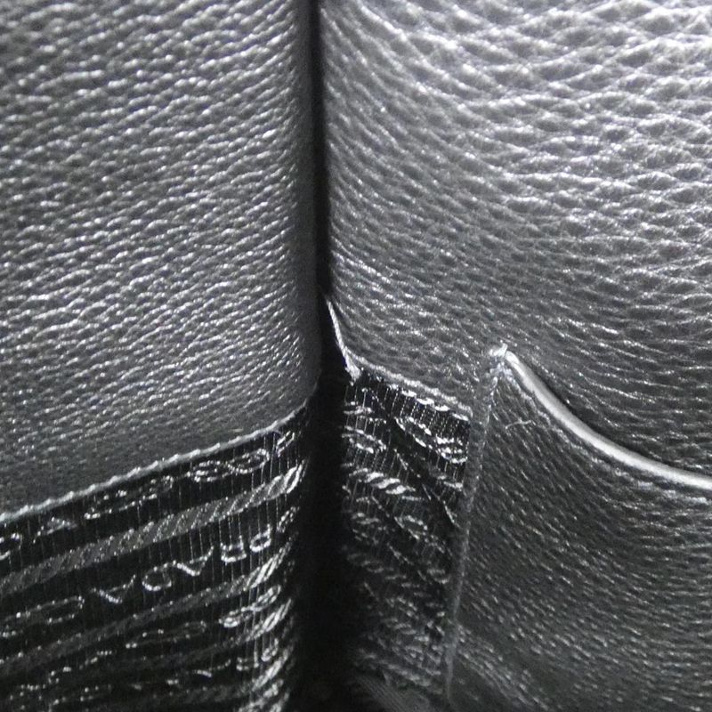 Prada Shoulder Bag Silver Nero
