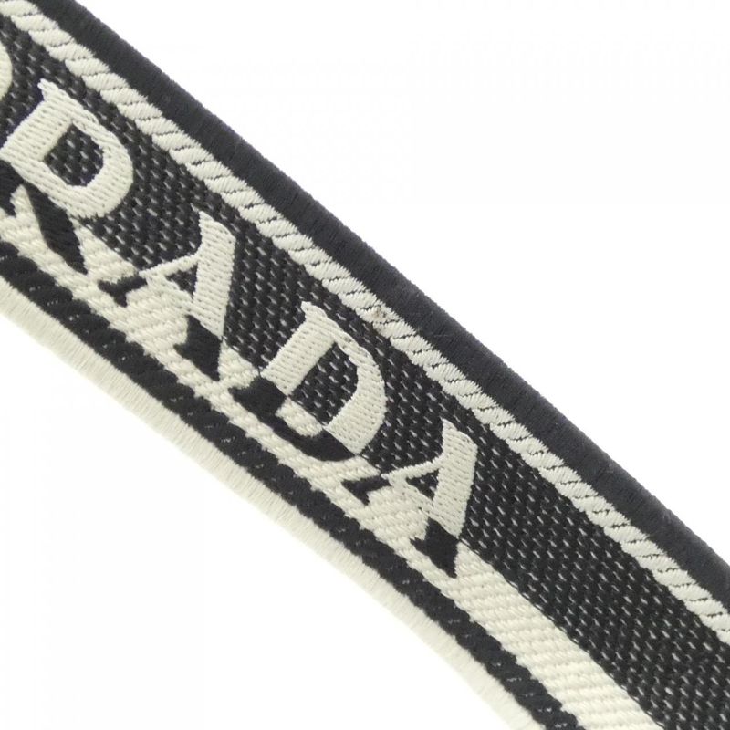Prada Shoulder Bag Silver Nero