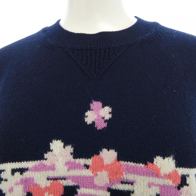 Chanel Knit Top Cashmere Navy