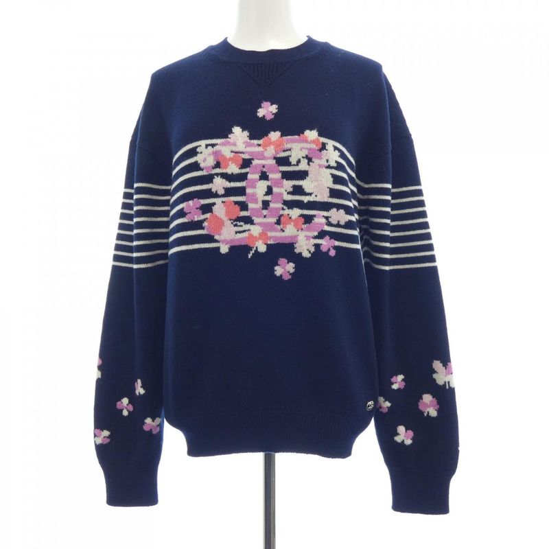 Chanel Knit Top Cashmere Navy