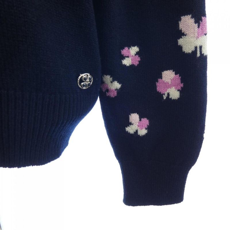 Chanel Knit Top Cashmere Navy