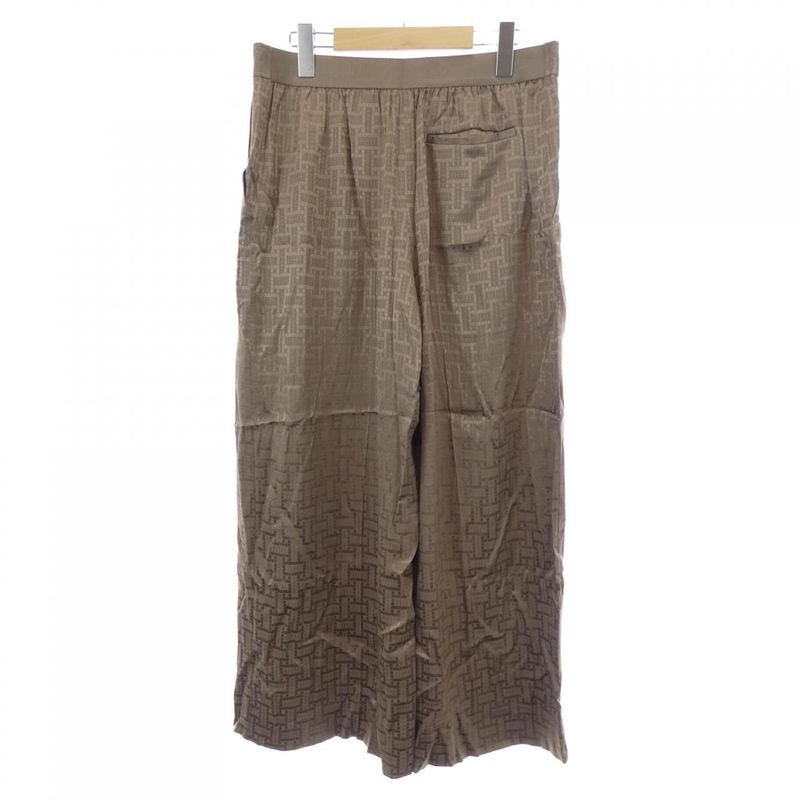 Hermes Mosaic Pants Silk Beige Color