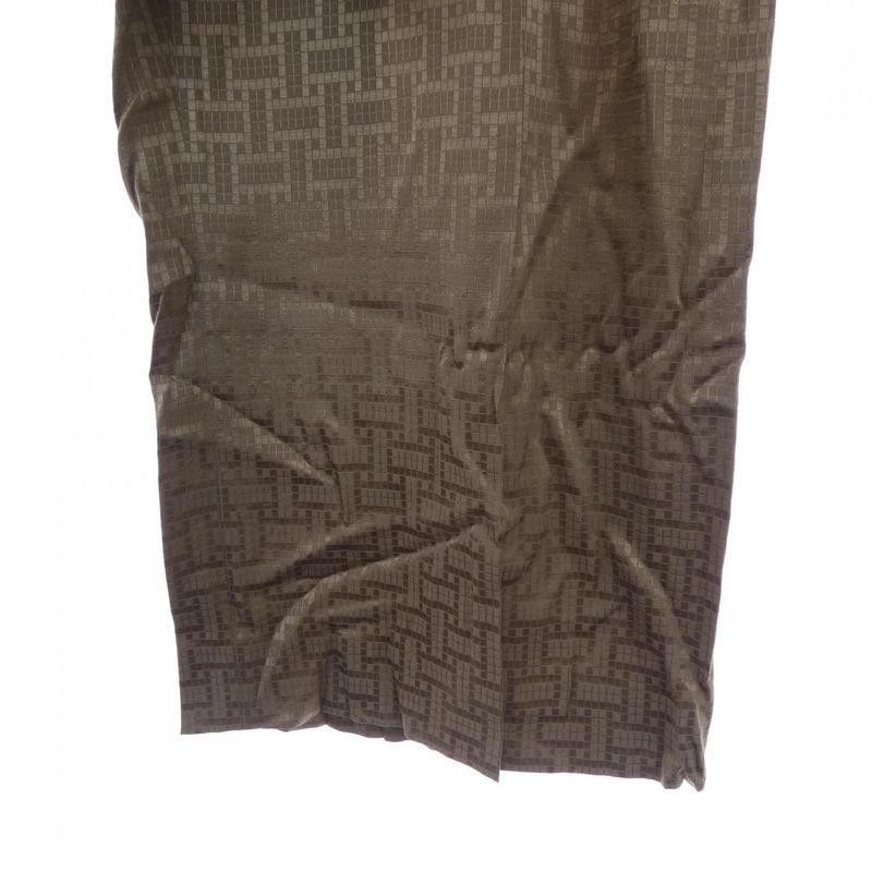 Hermes Mosaic Pants Silk Beige Color