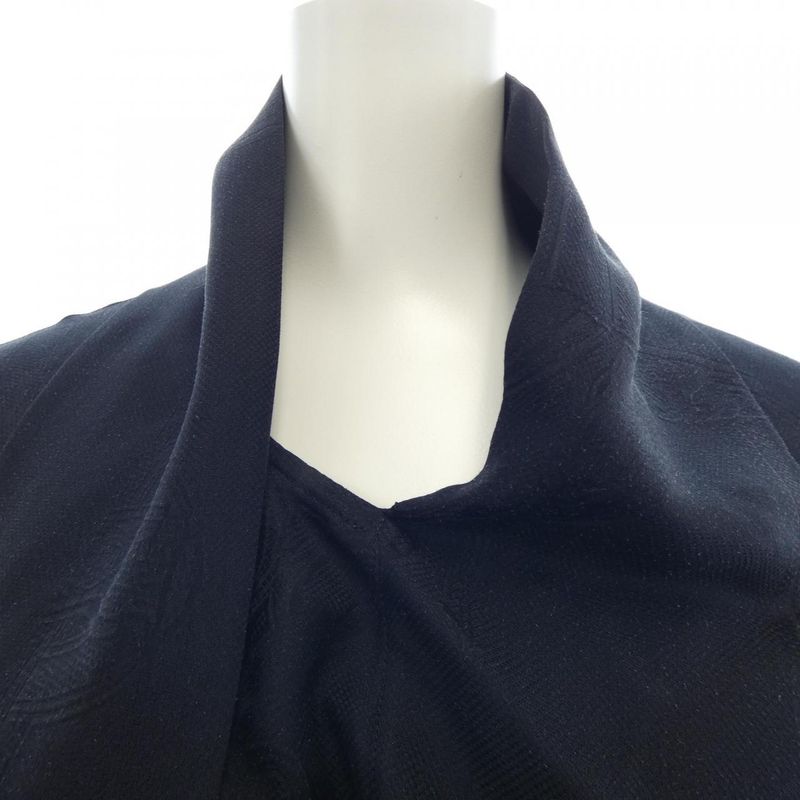 Hermes Order Dress Silk Navy